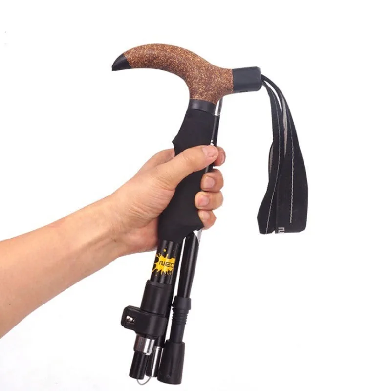 T-handle Walking Cane Folding Walking Sticks Aluminum Alloy Crutches Trekking Cane Stretch Hiking Trekking Poles
T-handle Walking Cane Folding Walking Sticks Aluminum Alloy Crutches Trekking Cane Stretch Hiking Trekking Poles