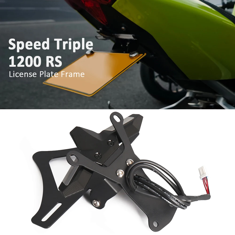Fit For Speed Triple 1200 RS 1200RS 2021 2022 2023 2024 Tail Tidy License Plate Holder Frame Holder Bracket Turn Signal Light
Fit For Speed Triple 1200 RS 1200RS 2021 2022 2023 2024 Tail Tidy License Plate Holder Frame Holder Bracket Turn Signal Light