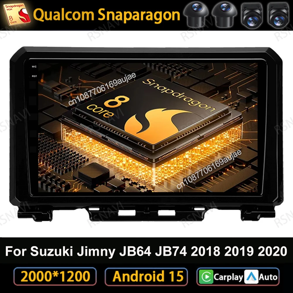 Автомобильный радиоприемник Android 15 для Suzuki Jimny JB64 JB74 2018 2019 2020, авторадио DSP, беспроводной Carplay, авто стерео, Qualcomm, навигация BT
Автомобильный радиоприемник Android 15 для Suzuki Jimny JB64 JB74 2018 2019 2020, авторадио DSP, беспроводной Carplay, авто стерео, Qualcomm, навигация BT