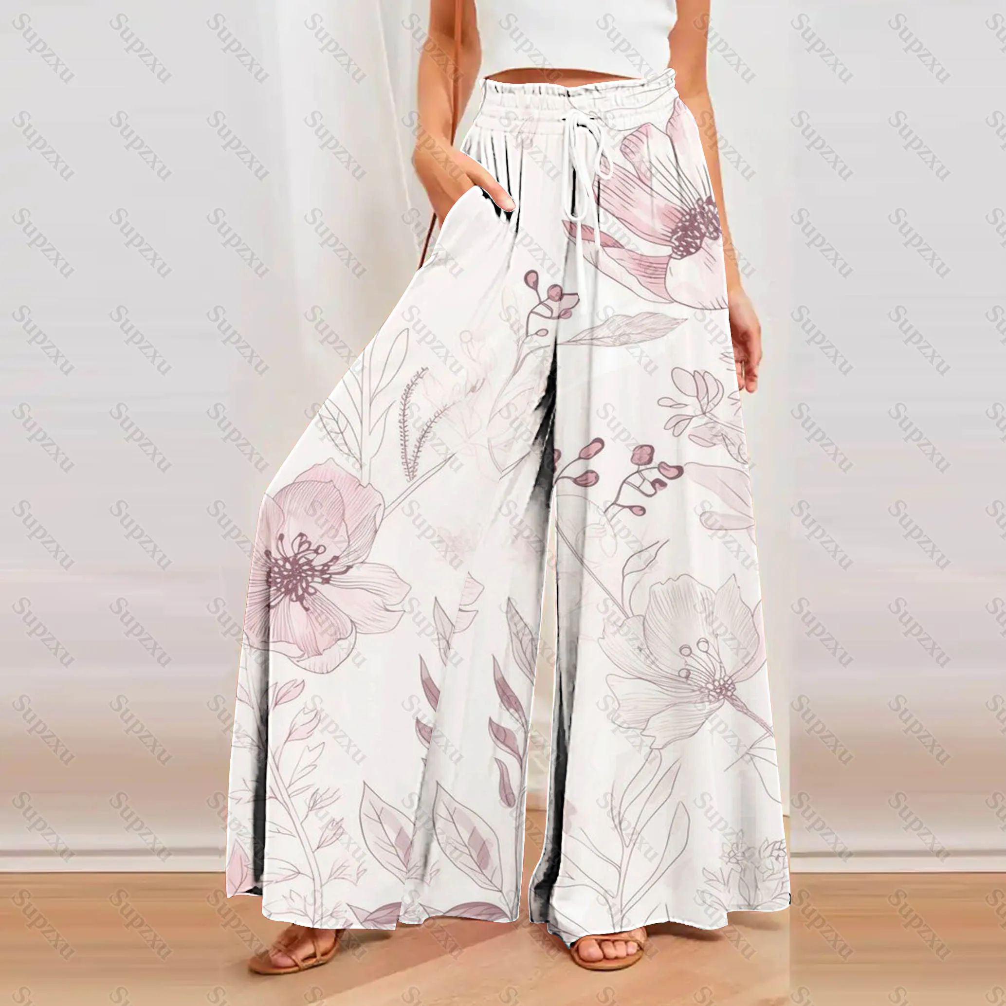 2023 Korean New 3D Digital Printing High Quality Women's Floor Dragging Pants Autumn Leisure Breathable Fashion Wide Leg Pants
2023 Korean New 3D Digital Printing High Quality Women's Floor Dragging Pants Autumn Leisure Breathable Fashion Wide Leg Pants
