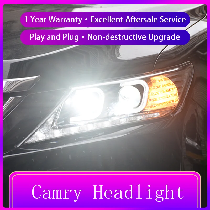 Стайлинг автомобильных фар для Toyota Camry 2012 2013 2014, передняя фотовспышка DRL, улучшенная динамическая фотовспышка, автомобильные аксессуары
Стайлинг автомобильных фар для Toyota Camry 2012 2013 2014, передняя фотовспышка DRL, улучшенная динамическая фотовспышка, автомобильные аксессуары