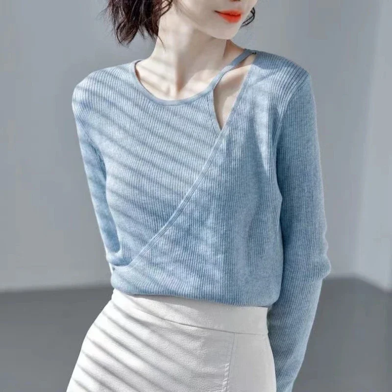 Autumn Winter Women Knitted Blue Beige Black Hollow Out Sweater Top , 2022 New Woman Fall Clothes Casual Sweaters
Autumn Winter Women Knitted Blue Beige Black Hollow Out Sweater Top , 2022 New Woman Fall Clothes Casual Sweaters