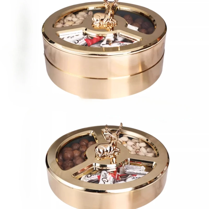 High-end exquisite and high-value fruit plate household dried fruit plate layered storage box
High-end exquisite and high-value fruit plate household dried fruit plate layered storage box