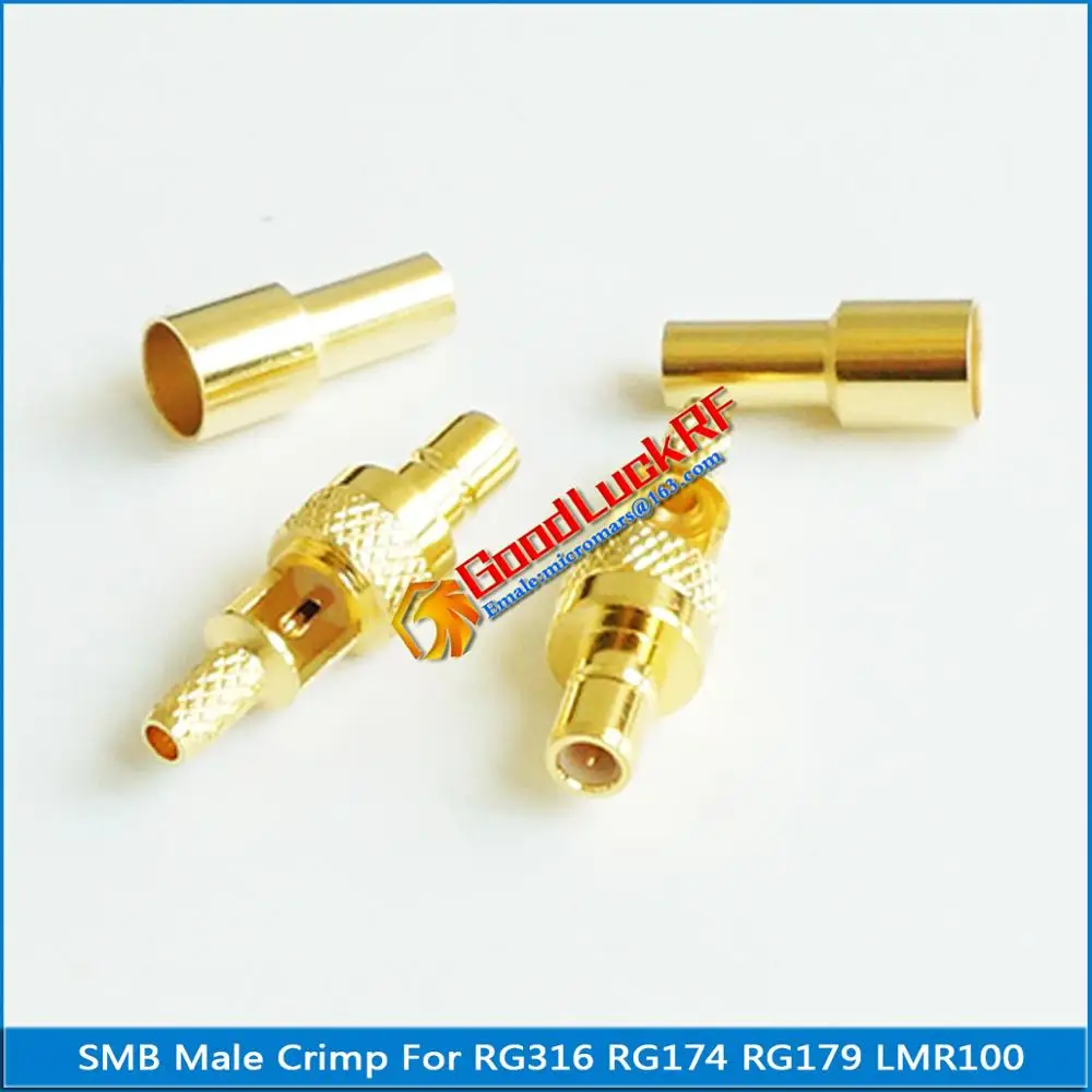 1X Pcs High-quality RF Connector Socket SMB Male Jack Window Crimp for RG316 RG174 RG179 LMR100 Cable Plug Gold Plated Coaxial
1X Pcs High-quality RF Connector Socket SMB Male Jack Window Crimp for RG316 RG174 RG179 LMR100 Cable Plug Gold Plated Coaxial