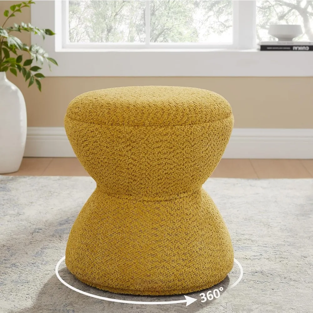 Multi-Functional Boucle Ottoman, Vanity Stool Chair, Sturdy Rotating Wooden Footstool, Suitable for Living Room, Bedroom, and En
Multi-Functional Boucle Ottoman, Vanity Stool Chair, Sturdy Rotating Wooden Footstool, Suitable for Living Room, Bedroom, and En