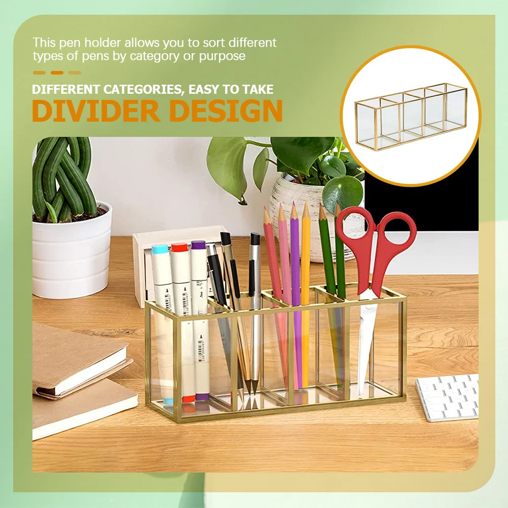 Storage Organizers Cosmetics Holder Pen Holders Stationery Glass Brush Cup for
Storage Organizers Cosmetics Holder Pen Holders Stationery Glass Brush Cup for
