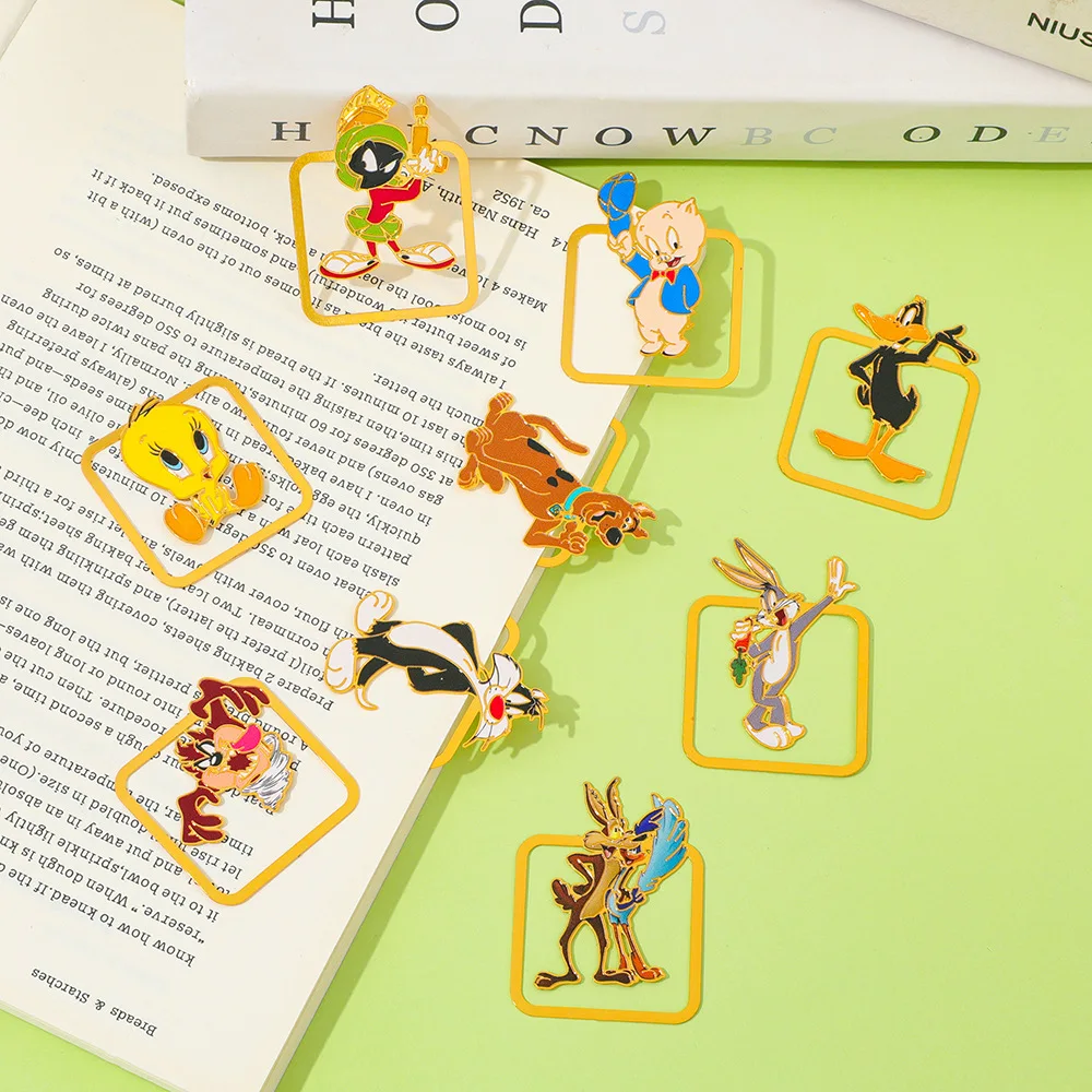 9pcs/set Bugs Bunny Anime Cartoon Metal Bookmark Creative Book Accessories Reading Accessories Birthday Gift Toy
9pcs/set Bugs Bunny Anime Cartoon Metal Bookmark Creative Book Accessories Reading Accessories Birthday Gift Toy