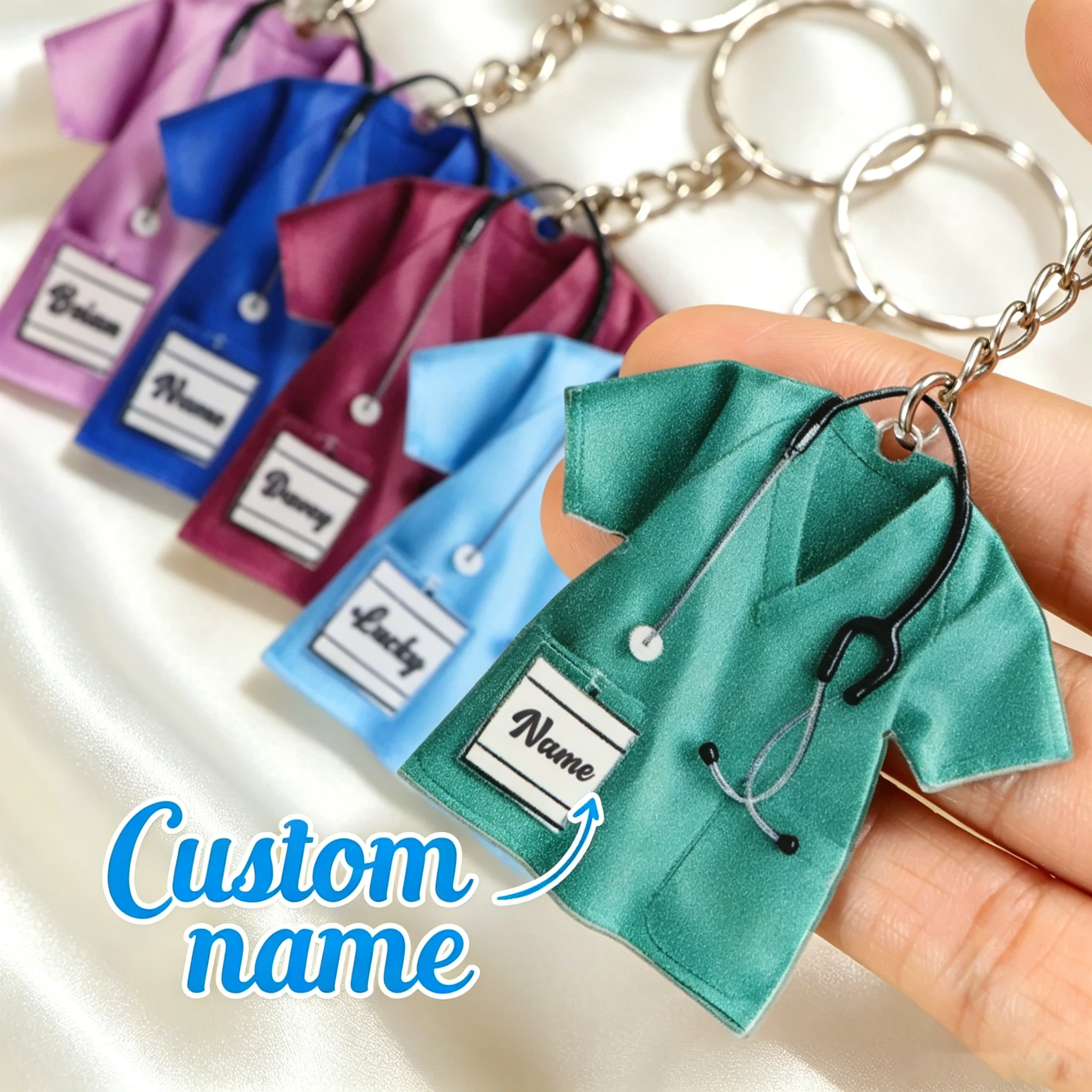 Personalized Nurse Doctor Keychain Custom Medical with Stethoscope Healthcare Acrylic Keyring Custom Name Gifts Anniversary
Personalized Nurse Doctor Keychain Custom Medical with Stethoscope Healthcare Acrylic Keyring Custom Name Gifts Anniversary