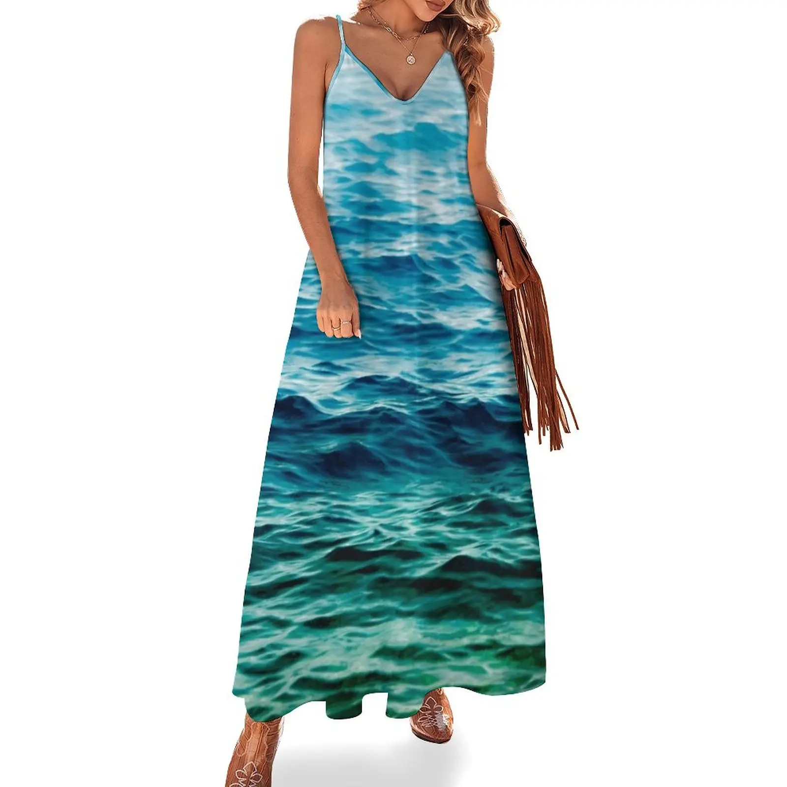 Lovely Ocean Sea Waves Sleeveless Long Dress Women's long dress luxury evening dresses 2025 Dress
Lovely Ocean Sea Waves Sleeveless Long Dress Women's long dress luxury evening dresses 2025 Dress