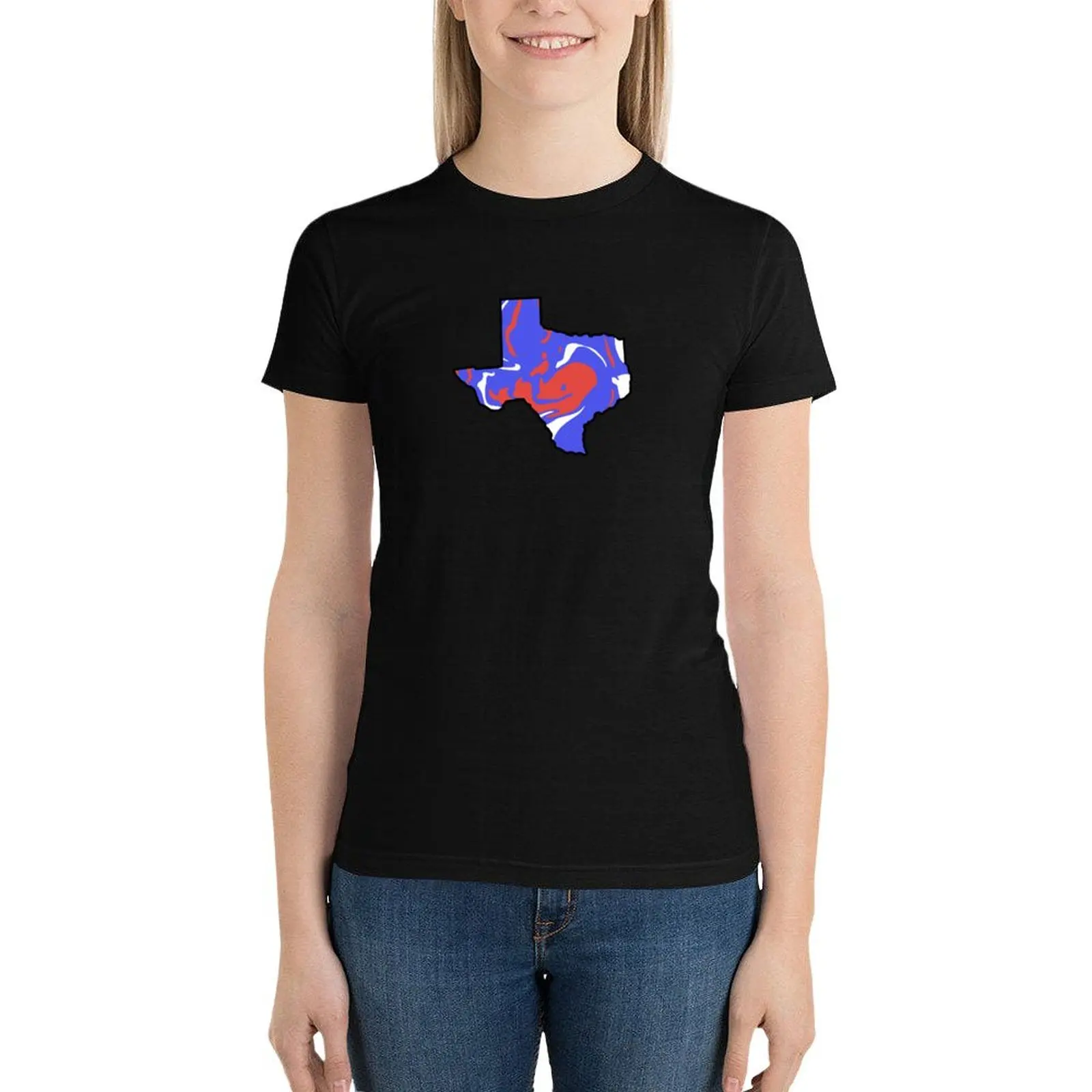 TX T-Shirt summer clothes tops hippie clothes oversized Summer Women's clothing
TX T-Shirt summer clothes tops hippie clothes oversized Summer Women's clothing