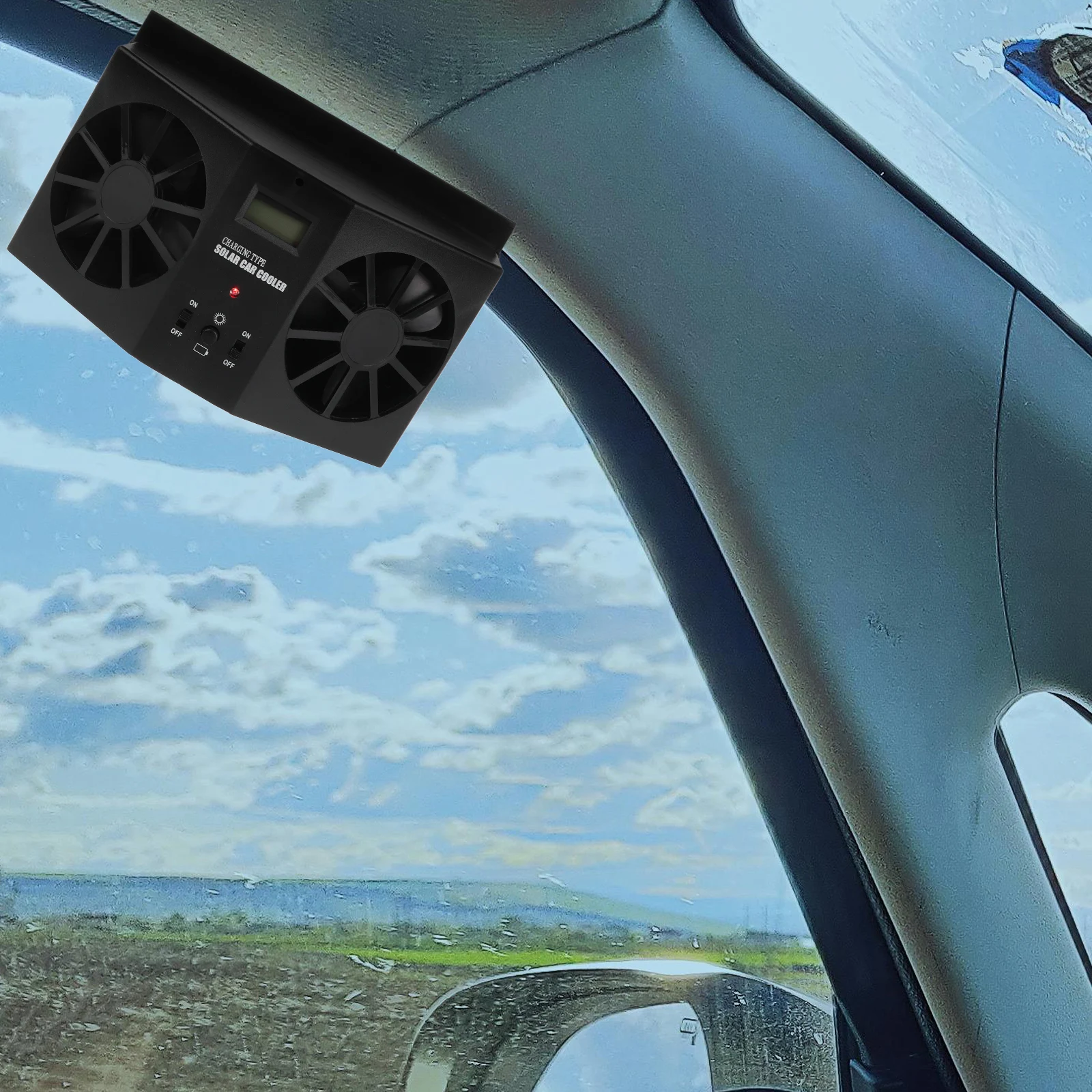 Solar Powered Car Window Exhaust Dual Outlet Vehicle Cooling Ventilation Pvc Material Automotive Parts Accessory For Suv Truck
Solar Powered Car Window Exhaust Dual Outlet Vehicle Cooling Ventilation Pvc Material Automotive Parts Accessory For Suv Truck