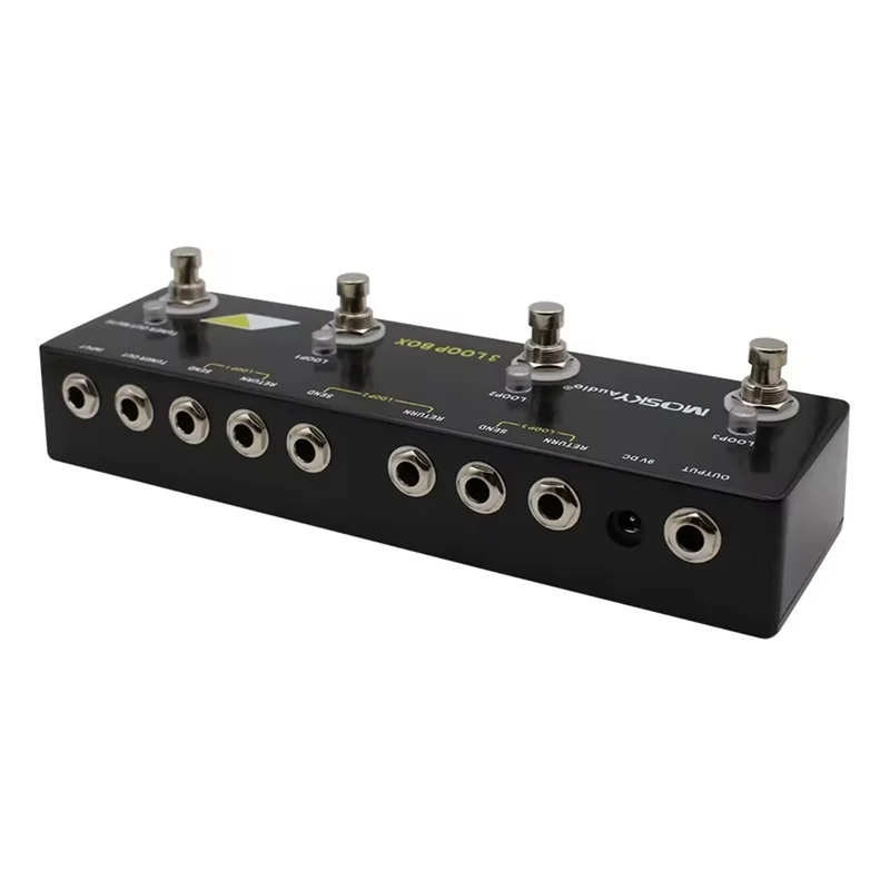 Mosky Audio 3 Loop Box Guitar Effect Pedal True Bypass Withtuner Mute Function Guitar Accessories
Mosky Audio 3 Loop Box Guitar Effect Pedal True Bypass Withtuner Mute Function Guitar Accessories