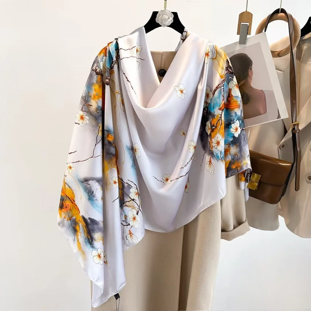 New 90*180cm Scarf Soft Windproof Shawl Head Wrap Smooth Sunscreen Headscarf Women
New 90*180cm Scarf Soft Windproof Shawl Head Wrap Smooth Sunscreen Headscarf Women