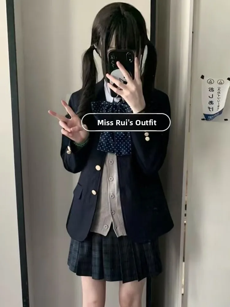 Оригинальное аниме School orm Coat Jaet, женский длинный све-кардиган Sle JK, костюм, теплый полиэстер, осенняя одежда
Оригинальное аниме School orm Coat Jaet, женский длинный све-кардиган Sle JK, костюм, теплый полиэстер, осенняя одежда