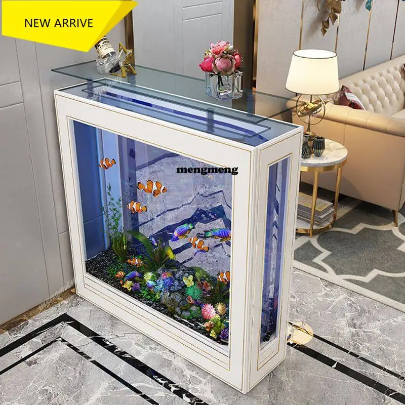 M138 Light luxury fish tank bottom filter partition screen water-free wall ecological arowana tank aquarium customization
M138 Light luxury fish tank bottom filter partition screen water-free wall ecological arowana tank aquarium customization