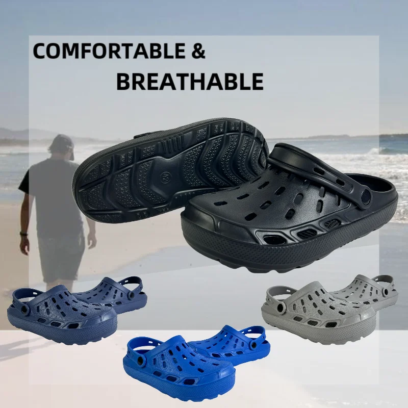 Men's Casual Closed Toe Slide On The Platform EVA Clogs Outdoor Non-slip Hollowed-out Multi-Functional Beach Shoes Boys Sandals
Men's Casual Closed Toe Slide On The Platform EVA Clogs Outdoor Non-slip Hollowed-out Multi-Functional Beach Shoes Boys Sandals