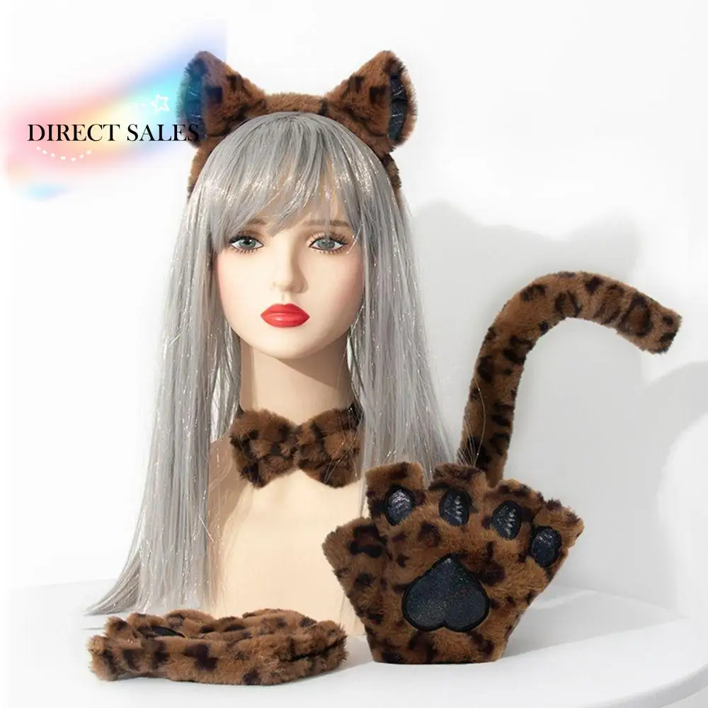 Cat Woman Cat Ears Headband Set Lolita Jk Cosplay Headwear Cosplay Hair Accessories Cat Paw Gloves Halloween Dress Up Girl/Women
Cat Woman Cat Ears Headband Set Lolita Jk Cosplay Headwear Cosplay Hair Accessories Cat Paw Gloves Halloween Dress Up Girl/Women