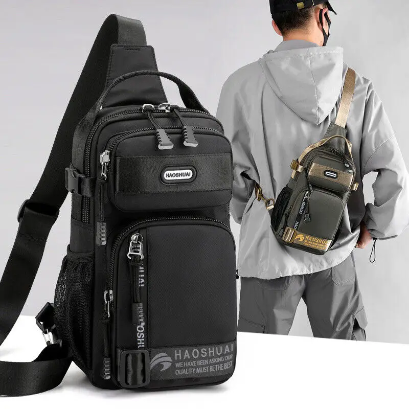 Men Nylon Waterproof Sling Chest Bag Shoulder Crossbody Phone Bag Handbag Small Multifunctional Trendy Men'S Chest Bag
Men Nylon Waterproof Sling Chest Bag Shoulder Crossbody Phone Bag Handbag Small Multifunctional Trendy Men'S Chest Bag