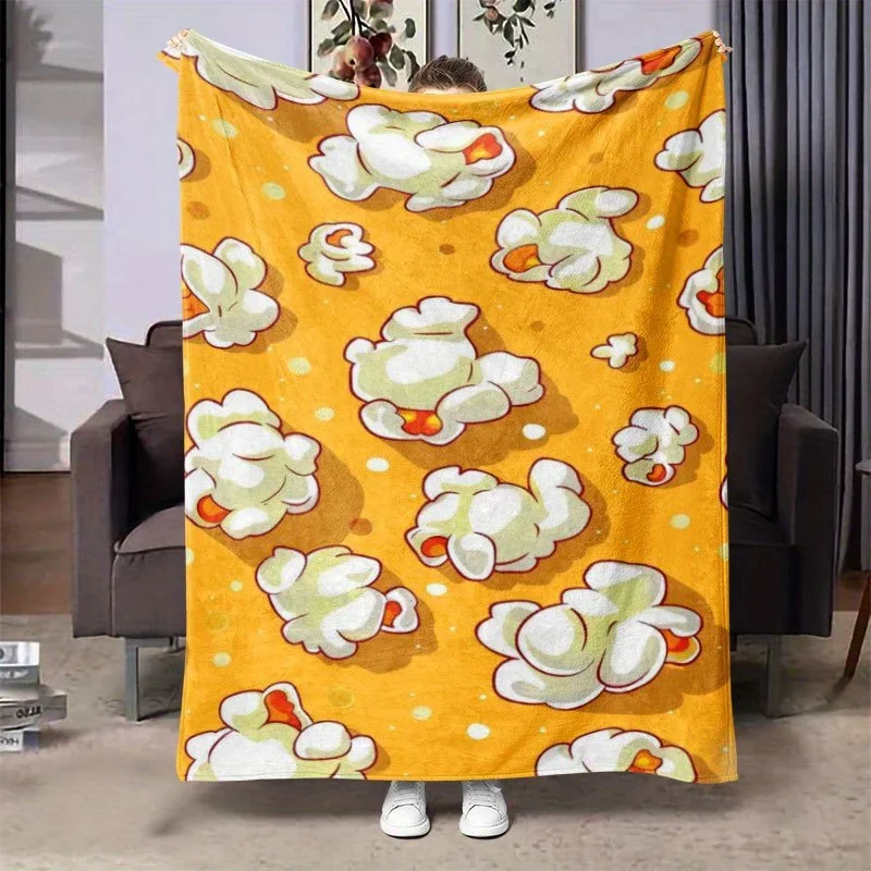 pc Whimsical Popcorn Candy Graphic Flannel Blanket Soft Warm Polyester for All Seasons Ideal for Office Bed Camping
pc Whimsical Popcorn Candy Graphic Flannel Blanket Soft Warm Polyester for All Seasons Ideal for Office Bed Camping