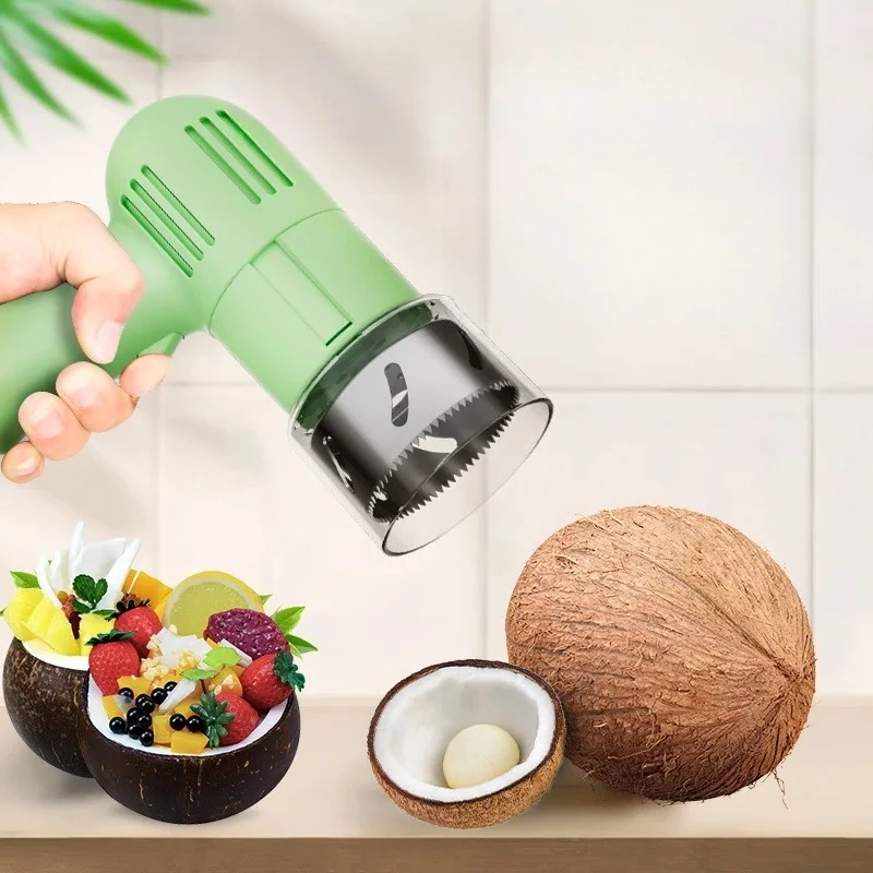 One-click broken shell to easily drink | Fully automatic electric coconut hole opener, stainless steel drill quickly penetrates
One-click broken shell to easily drink | Fully automatic electric coconut hole opener, stainless steel drill quickly penetrates