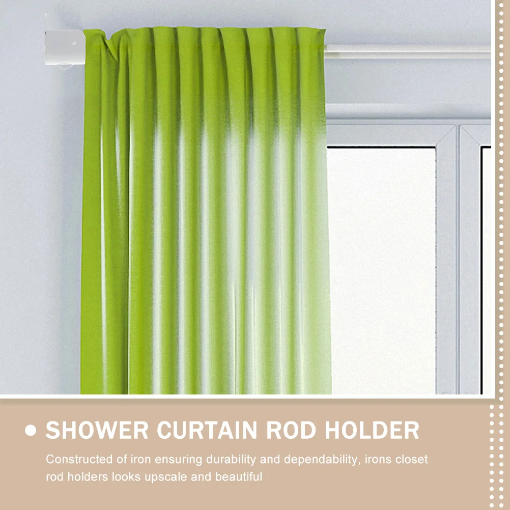 6pcs Curtain Rod Accessories Heavy Duty Iron Closet Bracket U-Shaped Socket For Bathroom Laundry Balcony Pole Holder Hardware
6pcs Curtain Rod Accessories Heavy Duty Iron Closet Bracket U-Shaped Socket For Bathroom Laundry Balcony Pole Holder Hardware