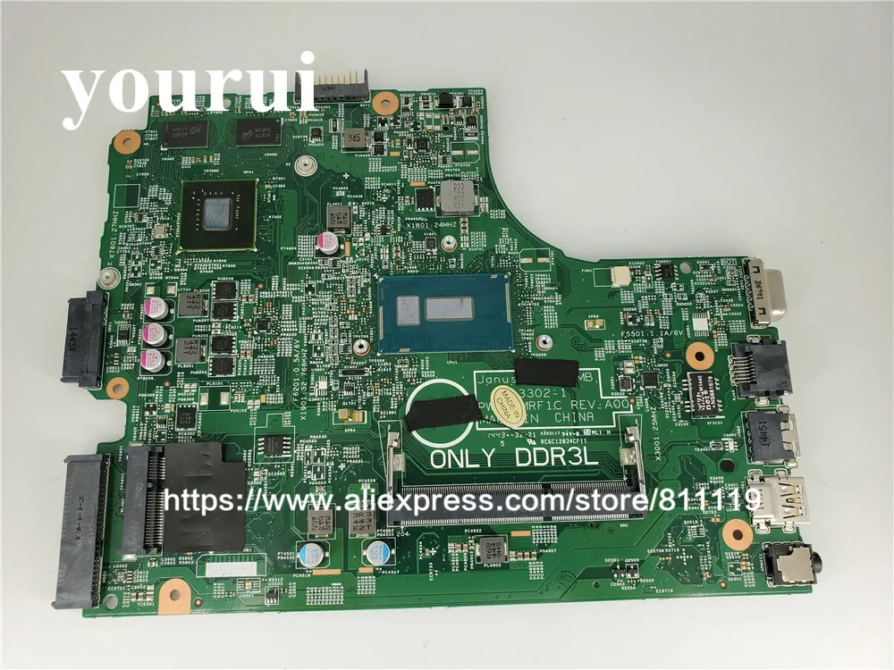 Материнская плата CSRZSZ для ноутбука Dell Inspiron 3446 3546 3449 3549 13302 с процессором 3205U
Материнская плата CSRZSZ для ноутбука Dell Inspiron 3446 3546 3449 3549 13302 с процессором 3205U