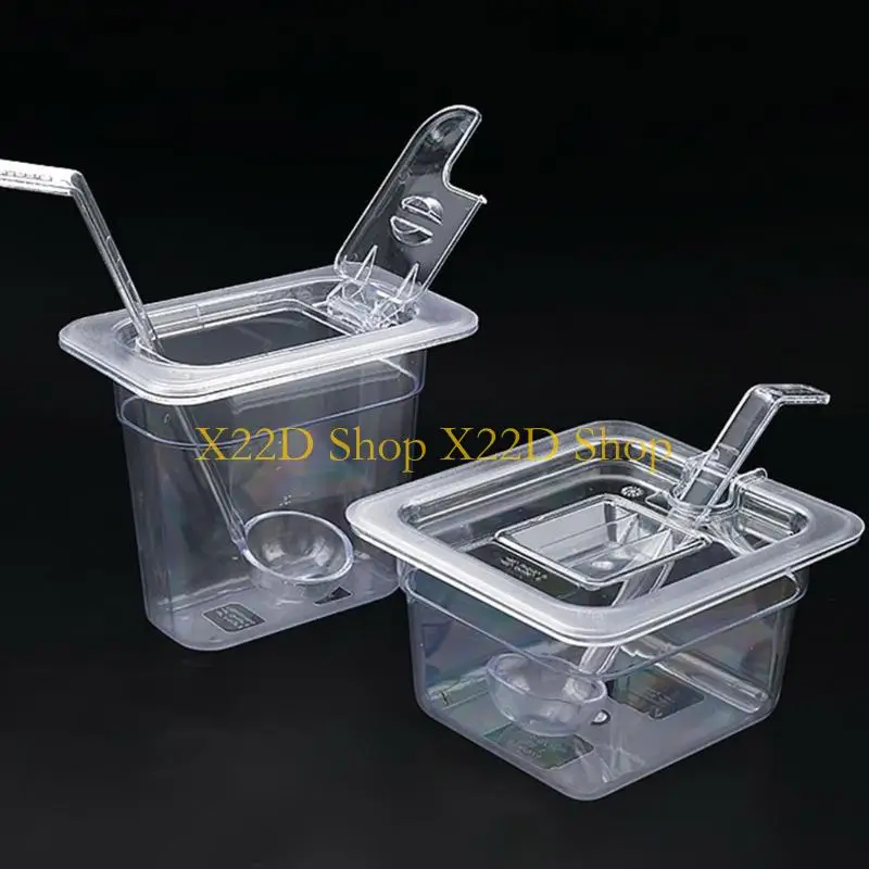 X22D 5Pcs Clear Plastic Gravy Ladles Multipurpose Kitchen Utensils for Hot Cold
X22D 5Pcs Clear Plastic Gravy Ladles Multipurpose Kitchen Utensils for Hot Cold