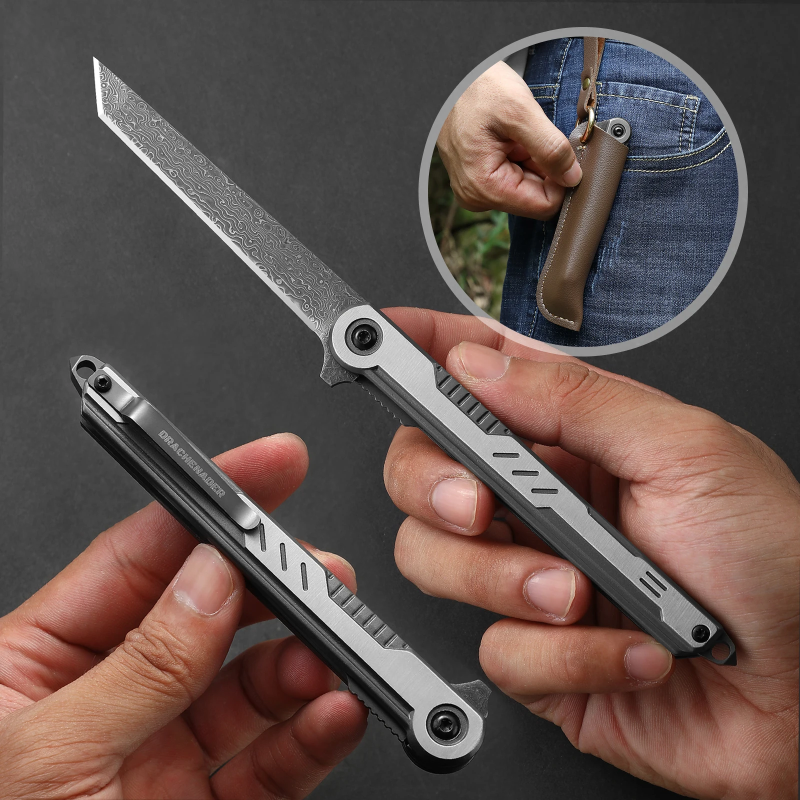 Vg10 Folding Knife Damascus Steel 67 Storeys Outdoor Camping Tactical Pocket Knife with Clip Tanto EDC Flip Knives for Men Women
Vg10 Folding Knife Damascus Steel 67 Storeys Outdoor Camping Tactical Pocket Knife with Clip Tanto EDC Flip Knives for Men Women