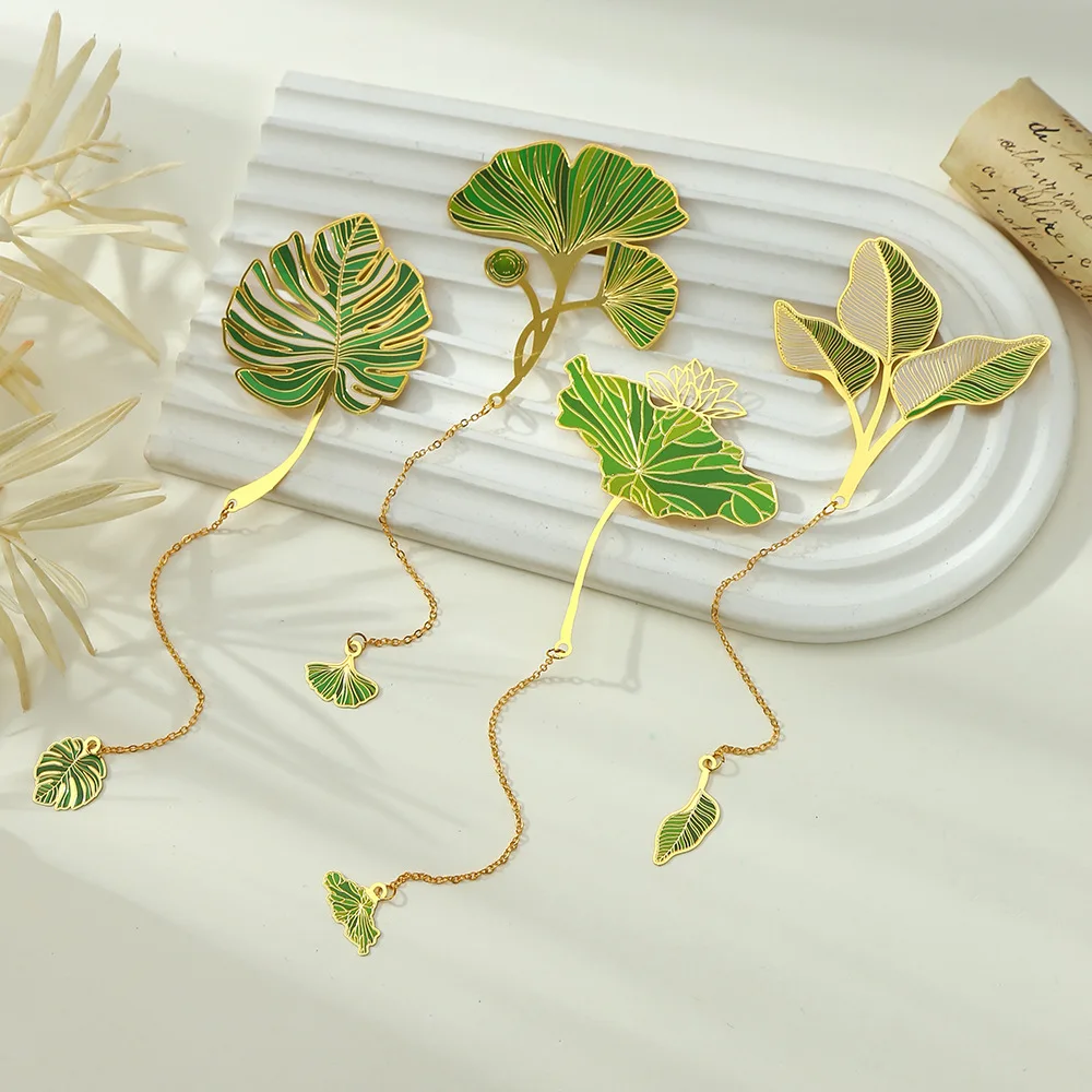 1Pcs Lotus Leaf Vein Metal Bookmark Chinese Style Creative Bookmarks Tassel Pendant Student Gift Brass Tassel School Stationery
1Pcs Lotus Leaf Vein Metal Bookmark Chinese Style Creative Bookmarks Tassel Pendant Student Gift Brass Tassel School Stationery