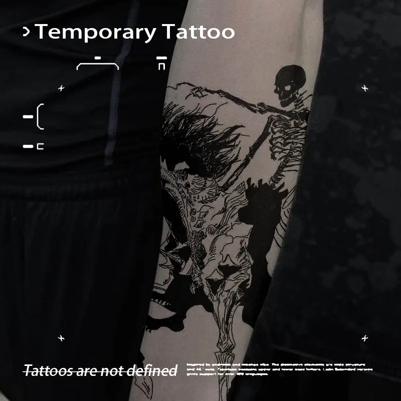 Gothic Skeleton Reaper on Horse Herbal Juice Tattoo Sticker Temporary Tattoos Fake Hotwife Toys for the Best Adolescents Tatuaje
Gothic Skeleton Reaper on Horse Herbal Juice Tattoo Sticker Temporary Tattoos Fake Hotwife Toys for the Best Adolescents Tatuaje