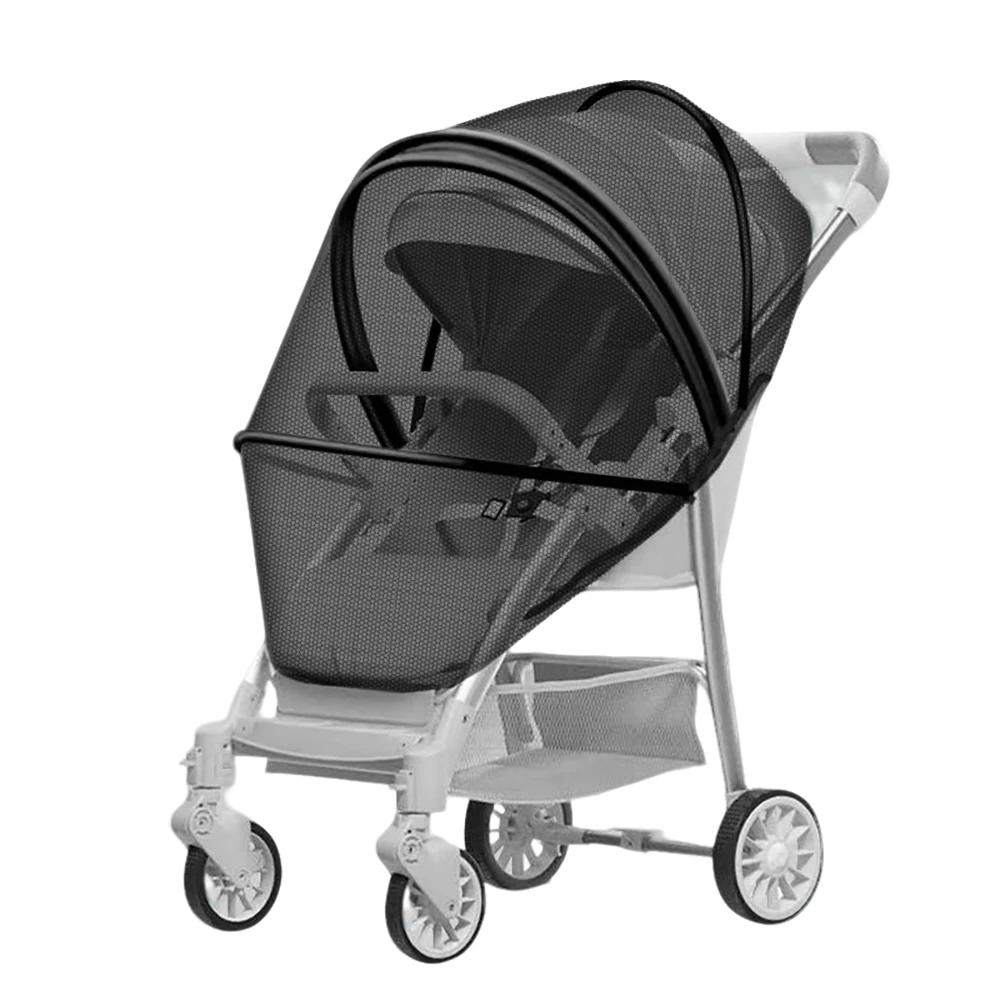 Baby Stroller Mosquito Mesh Cover, White/Black Multi-Color for Baby Carriage
Baby Stroller Mosquito Mesh Cover, White/Black Multi-Color for Baby Carriage