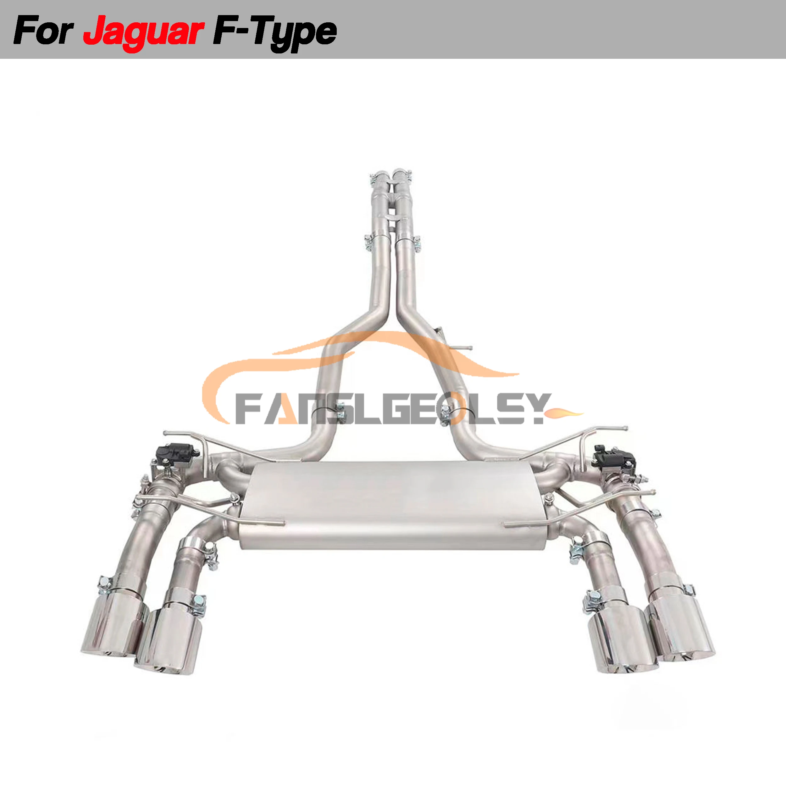 For Jaguar F-Type 3.0T Stainless Steel Catback Performance Exhaust System Valve With Muffler Pipes Tuning exhaust assembly
For Jaguar F-Type 3.0T Stainless Steel Catback Performance Exhaust System Valve With Muffler Pipes Tuning exhaust assembly