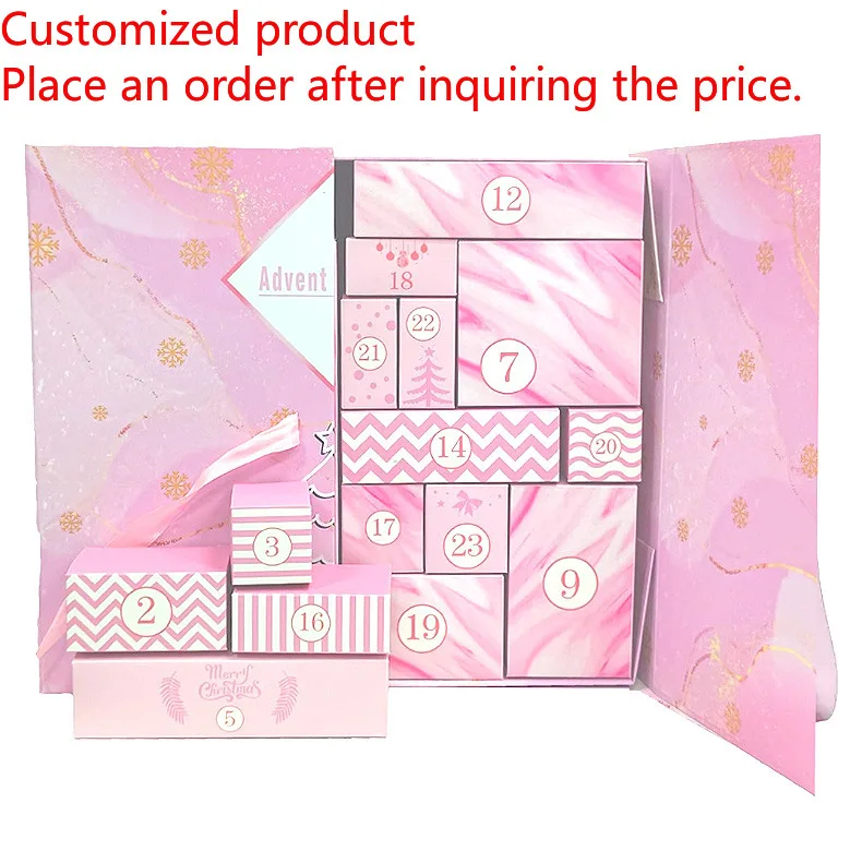2025.Wholesale Stock Foldable Christmas 24 Day Calendar Blind Box Pink Countdown Christmas Calendar Box
2025.Wholesale Stock Foldable Christmas 24 Day Calendar Blind Box Pink Countdown Christmas Calendar Box