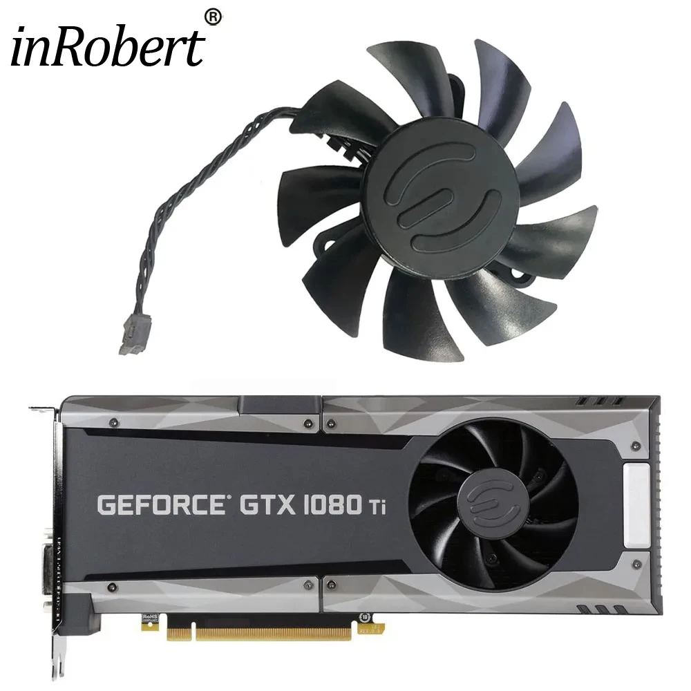Оригинальный вентилятор Охлаждения видеокарты 65 мм Φ 4Pin для EVGA GTX 1080Ti вентилятор графической карты с двумя шарикоподшипниками
Оригинальный вентилятор Охлаждения видеокарты 65 мм Φ 4Pin для EVGA GTX 1080Ti вентилятор графической карты с двумя шарикоподшипниками