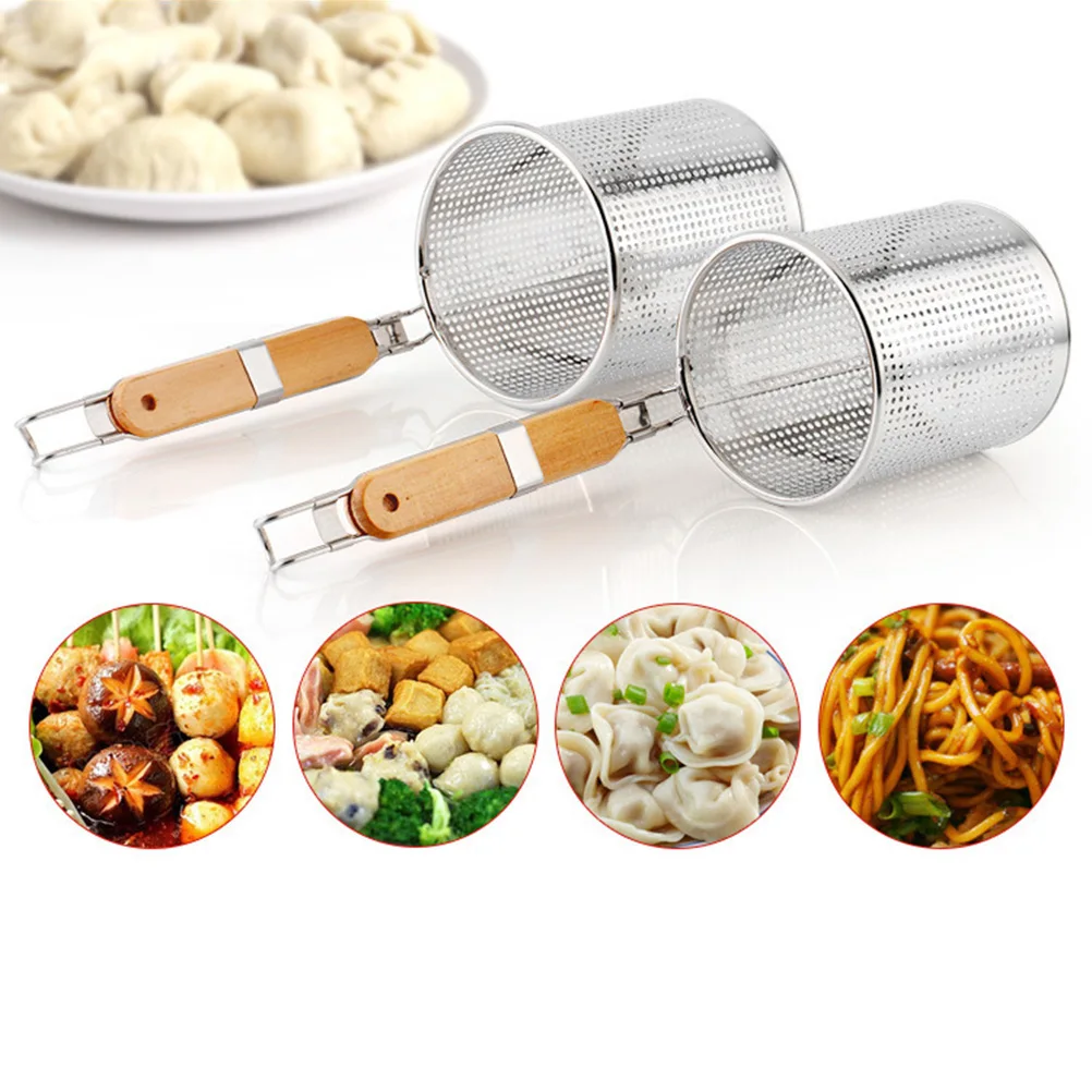 Stainless Steel Colander Strainer Deep Basket Mesh Sieve Pasta Dumpling Noodle Food Skimmer Kitchen Tool Fine Gravy Separator
Stainless Steel Colander Strainer Deep Basket Mesh Sieve Pasta Dumpling Noodle Food Skimmer Kitchen Tool Fine Gravy Separator