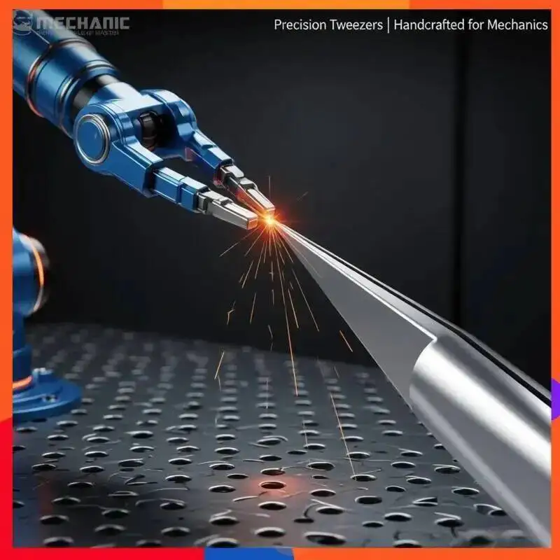 MECHANIC NT 11 Hard Non Magnetic Tweezers Low Wear Rate High Durability for Chip Component Welding Desoldering Phone Motherboard
MECHANIC NT 11 Hard Non Magnetic Tweezers Low Wear Rate High Durability for Chip Component Welding Desoldering Phone Motherboard