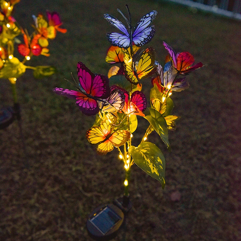 Solar Butterfly Garden Lights Color Silk Cloth Garden Garden Simulation Color Mold Solar Inserted Outdoors
Solar Butterfly Garden Lights Color Silk Cloth Garden Garden Simulation Color Mold Solar Inserted Outdoors