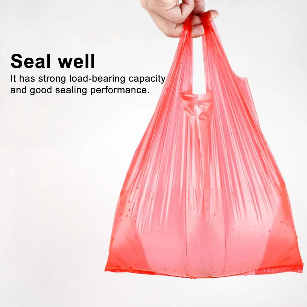 100PCS RED Vest Plastic Bag Kitchen Living Room Clean Garbage Storage Bag Takeaway Shopping Packing Garbage with Handle Bag
100PCS RED Vest Plastic Bag Kitchen Living Room Clean Garbage Storage Bag Takeaway Shopping Packing Garbage with Handle Bag