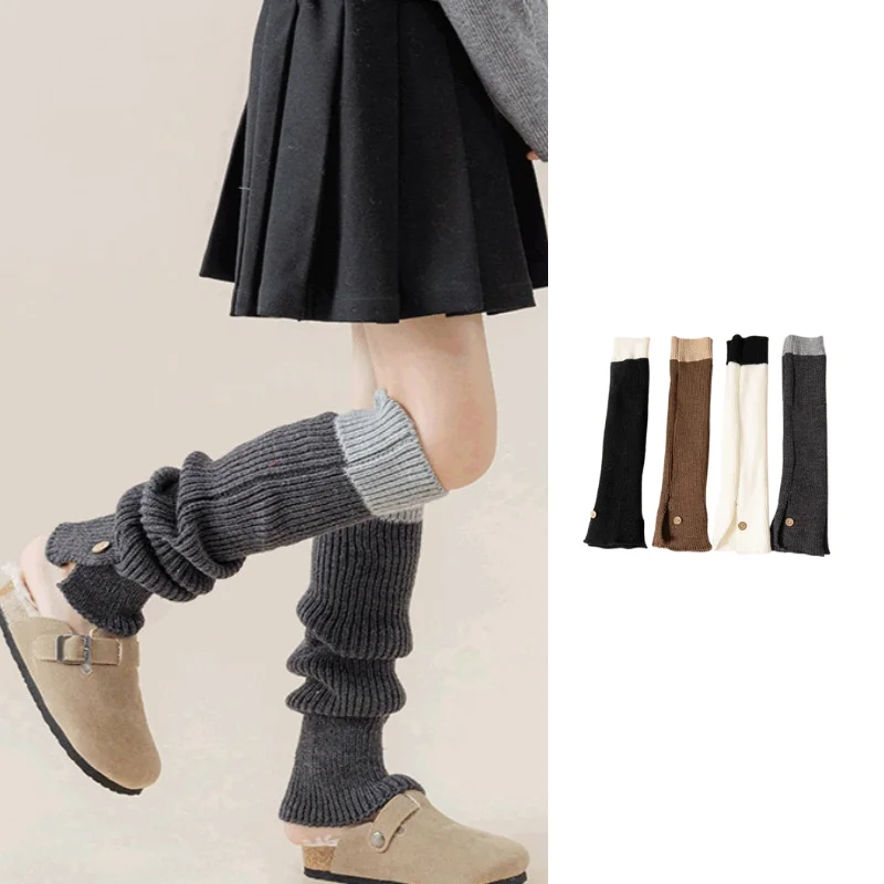 Soft Warm Knit Leg Warmers for Kids Girls Long Tube Boot Cuffs Retro Coffee Brown Color Stackable Socks with Split Button Design
Soft Warm Knit Leg Warmers for Kids Girls Long Tube Boot Cuffs Retro Coffee Brown Color Stackable Socks with Split Button Design
