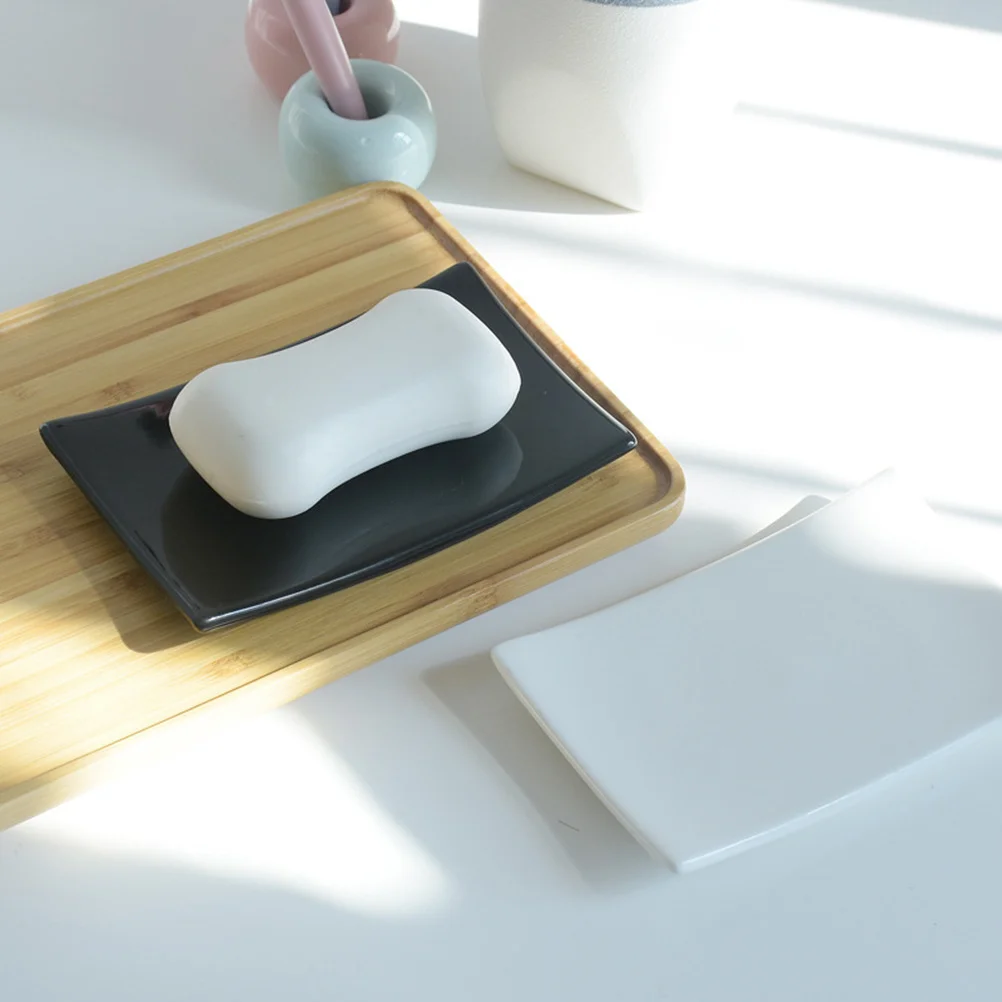 Ceramic Soap Box Large Capacity Modern Bathroom Soap Dish with Anti-Slip Design for Home Hotel Shower Storage White
Ceramic Soap Box Large Capacity Modern Bathroom Soap Dish with Anti-Slip Design for Home Hotel Shower Storage White