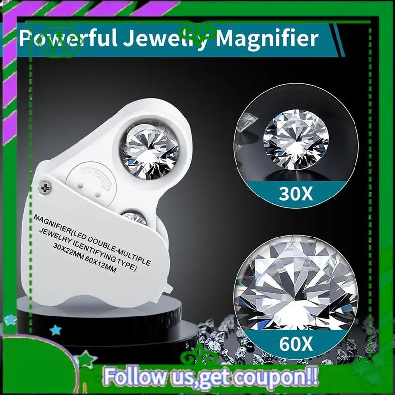 Latest-Diamond Test Pen,Jewelry Diamond Test Pen + 30X 60X Mini LED Magnification Jewelry Eye Magnification Jewelry
Latest-Diamond Test Pen,Jewelry Diamond Test Pen + 30X 60X Mini LED Magnification Jewelry Eye Magnification Jewelry
