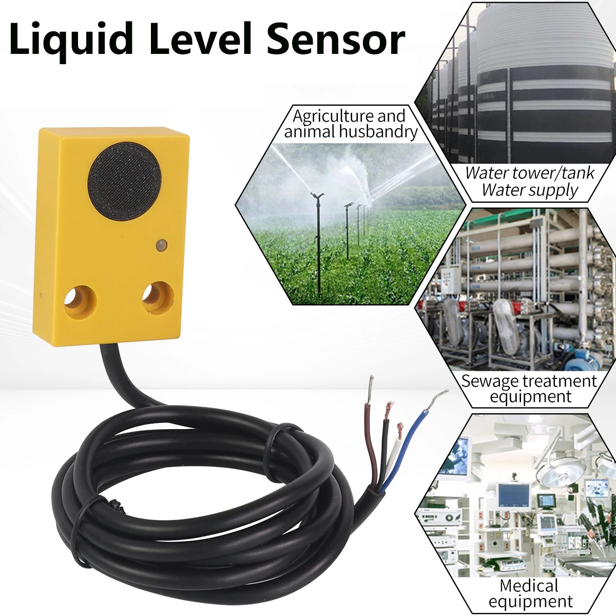 Бесконтактный датчик уровня жидкости, емкостный сенсорный переключатель, NPN-детектор сигнализации для воды, масла, спирта, пива, химикатов
Бесконтактный датчик уровня жидкости, емкостный сенсорный переключатель, NPN-детектор сигнализации для воды, масла, спирта, пива, химикатов