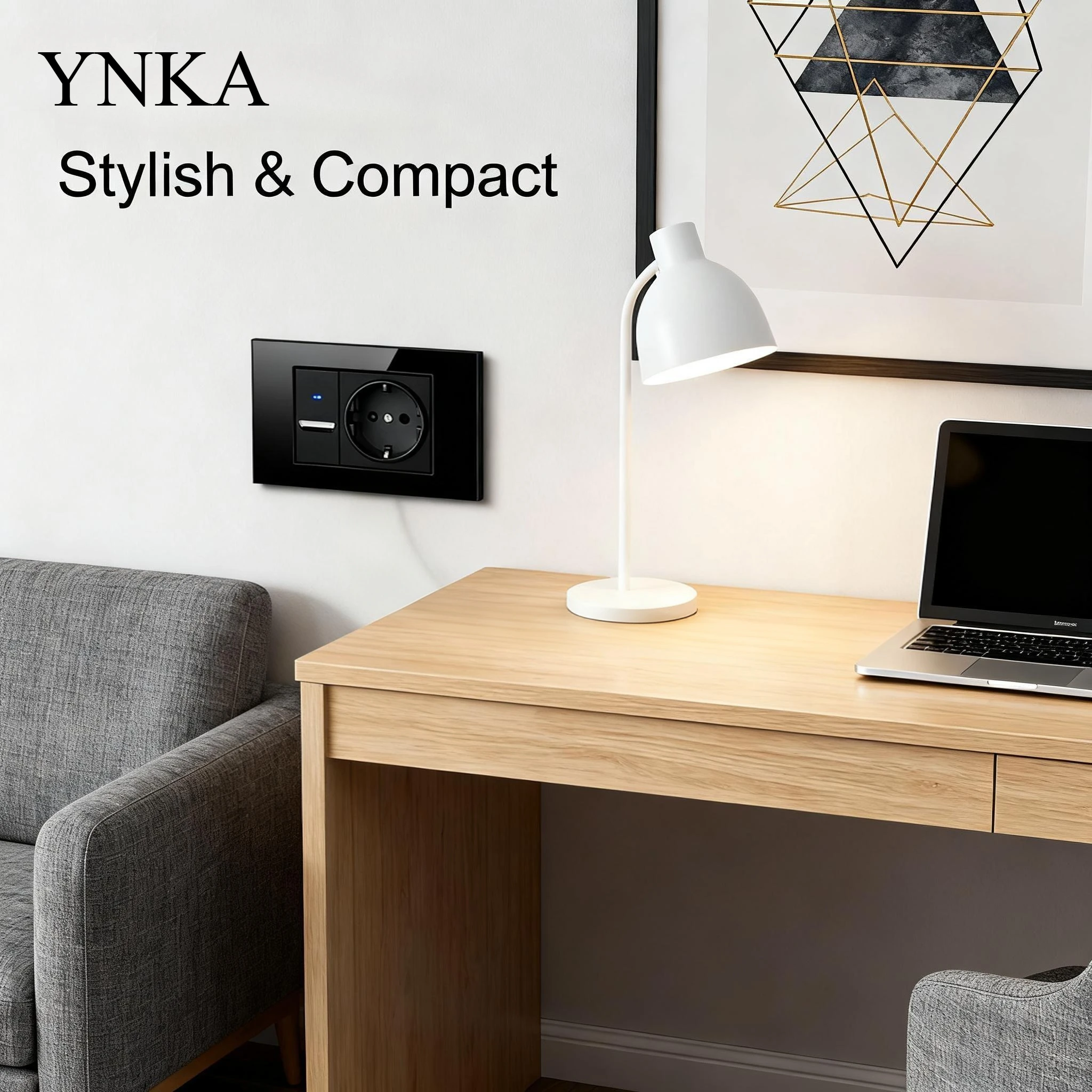 1 Gang EU Socket Wall Switch Electrical Outlet Combo with Tempered Glass Panel Power Socket for Home Office Overload Protection,
1 Gang EU Socket Wall Switch Electrical Outlet Combo with Tempered Glass Panel Power Socket for Home Office Overload Protection,