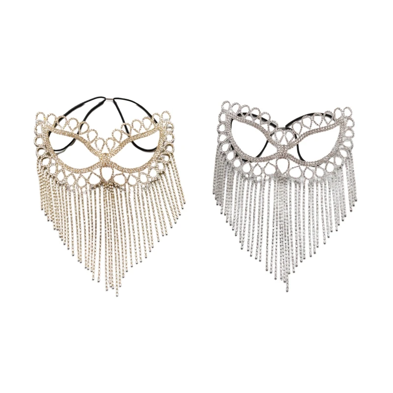 Маска-цепочка с кисточками, блестящая для маски со стразами, вуалью и кристаллами для маски для кошачьего глаза
Маска-цепочка с кисточками, блестящая для маски со стразами, вуалью и кристаллами для маски для кошачьего глаза