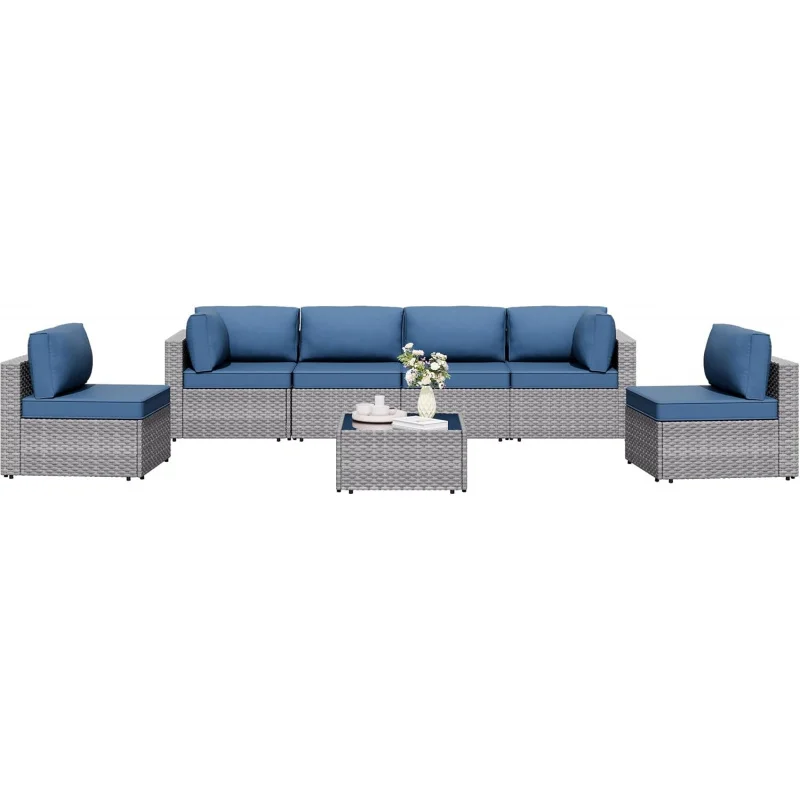 2026 New:Pieces Outdoor Patio Furniture Sets, Patio Sectional Sofa Couch, Silver Gray PE Wicker Furniture P
2026 New:Pieces Outdoor Patio Furniture Sets, Patio Sectional Sofa Couch, Silver Gray PE Wicker Furniture P