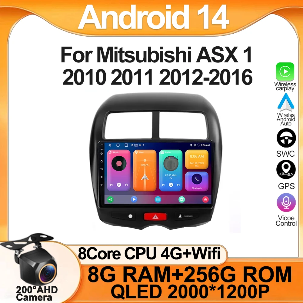 Video Player Radio Android 14 For Mitsubishi ASX 1 2010 2011 2012-2016 Car GPS Multimedia Stereo Navigation GPS 2Din dvd 5G wifi
Video Player Radio Android 14 For Mitsubishi ASX 1 2010 2011 2012-2016 Car GPS Multimedia Stereo Navigation GPS 2Din dvd 5G wifi