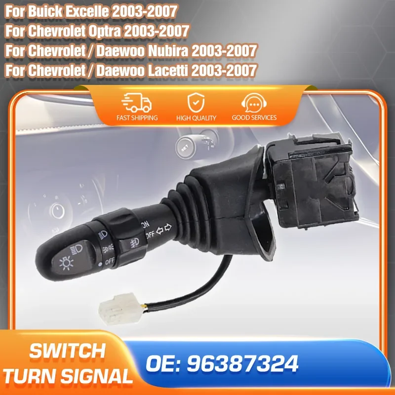 Headlamp Dimmer Turn Signal Switch For Daewoo/Chevrolet Lacetti Nubira 2003-2007 Steering Column Switch 96387324 5093211000
Headlamp Dimmer Turn Signal Switch For Daewoo/Chevrolet Lacetti Nubira 2003-2007 Steering Column Switch 96387324 5093211000