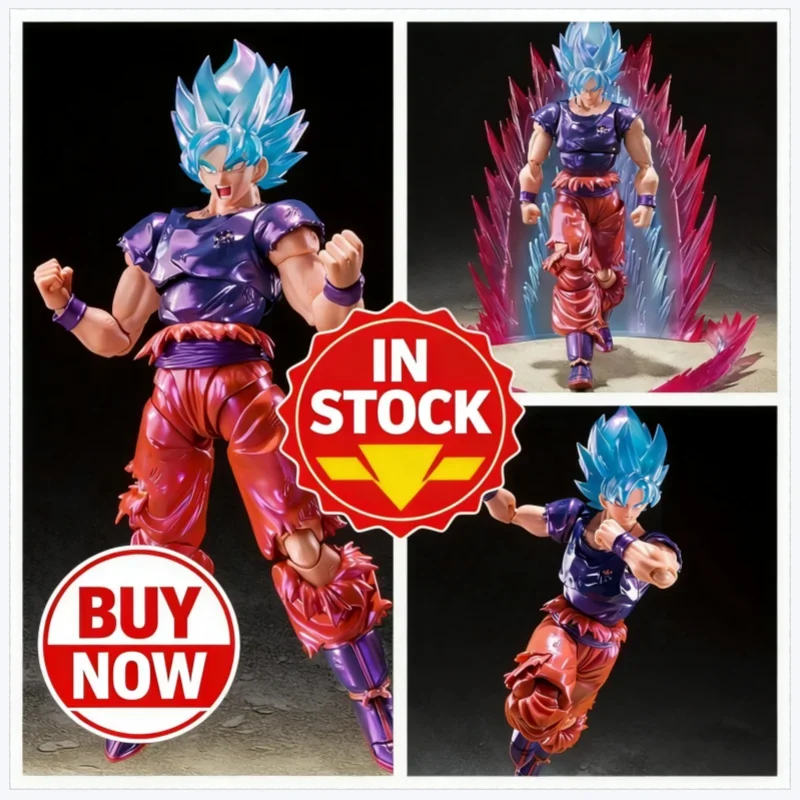 Новая эксклюзивная коллекционная аниме-фигурка Супер Сайян Блю Гоку Каио-Кен (15-летие) с эффектом боевых повреждений, подвижная, модель-игрушка
Новая эксклюзивная коллекционная аниме-фигурка Супер Сайян Блю Гоку Каио-Кен (15-летие) с эффектом боевых повреждений, подвижная, модель-игрушка