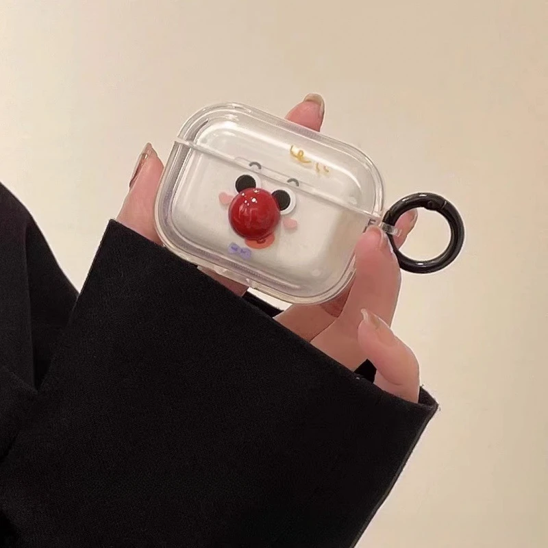 Fun cute transparent clown emoji TPU Bluetooth headphone cover for airpods pro headphone protection case airpods 2/3 generation
Fun cute transparent clown emoji TPU Bluetooth headphone cover for airpods pro headphone protection case airpods 2/3 generation