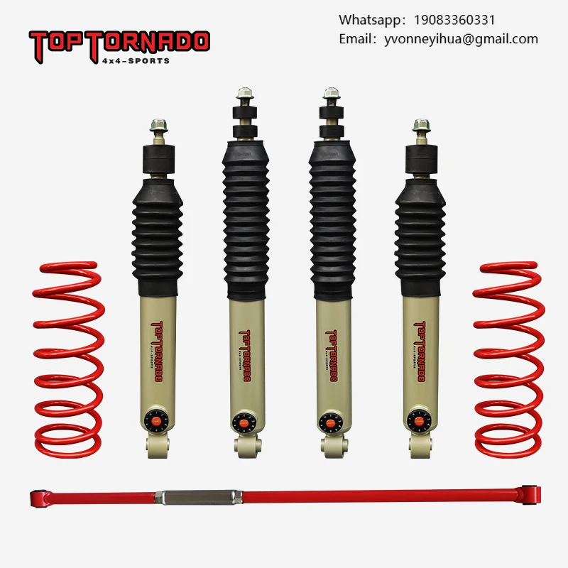Off Road 2-inch Suspension Lift Kit Off Road 4X4 Adjustable Shock Absorbers Suitable For Toyota Land Cruiser 100 LC100 FJ/HZJ100
Off Road 2-inch Suspension Lift Kit Off Road 4X4 Adjustable Shock Absorbers Suitable For Toyota Land Cruiser 100 LC100 FJ/HZJ100